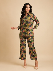 Multicolor Floral Shirt Co-Ord Set