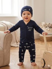 Infant Navy Hero Hat Top Trouser Set